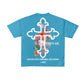Floral cross Tee