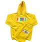 Yellow Prevail Jogger. Prevail patch on both the chest area of the hoodie and the thigh area of the jogging pants. Set fits true to size.