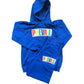 Royal Blue Prevail Jogger. Prevail patch on both the chest area of the hoodie and the thigh area of the jogging pants. Set fits true to size.