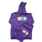 Purple Prevail Jogger. Prevail patch on both the chest area of the hoodie and the thigh area of the jogging pants. Set fits true to size.